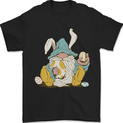 Osterzwerg mit Eiern und Hasenohren Herren-T-Shirt 100 % Baumwolle