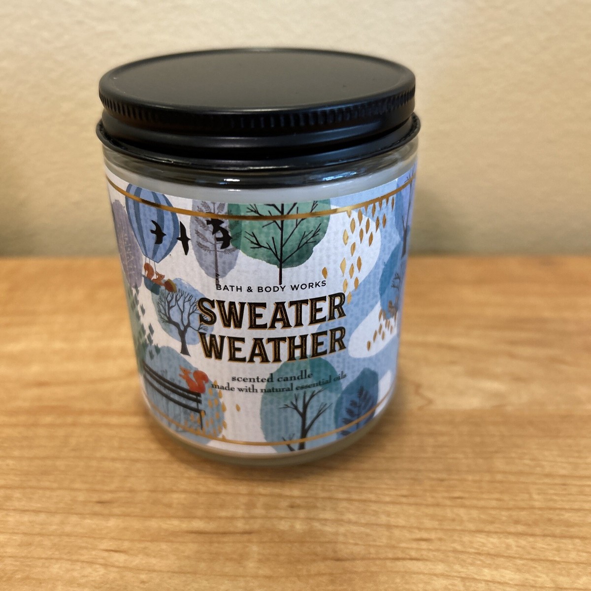 Bath & Body Works Single Wick SWEATER WEATHER 7 oz, New | eBay