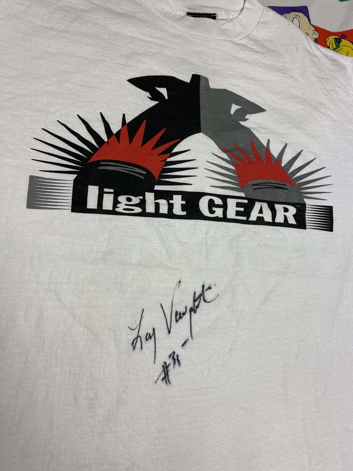 Vintage 90’s LA Gear Light Gear LA Tech Promo Single Stitch Shirt Large image 2