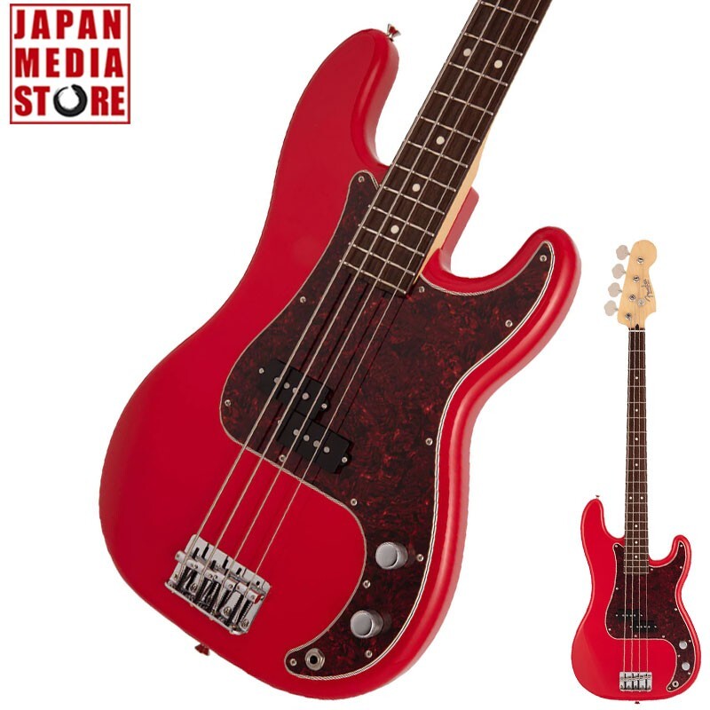 Fender Made In Japan Hybrid II Precision Bass Modena Red Electric