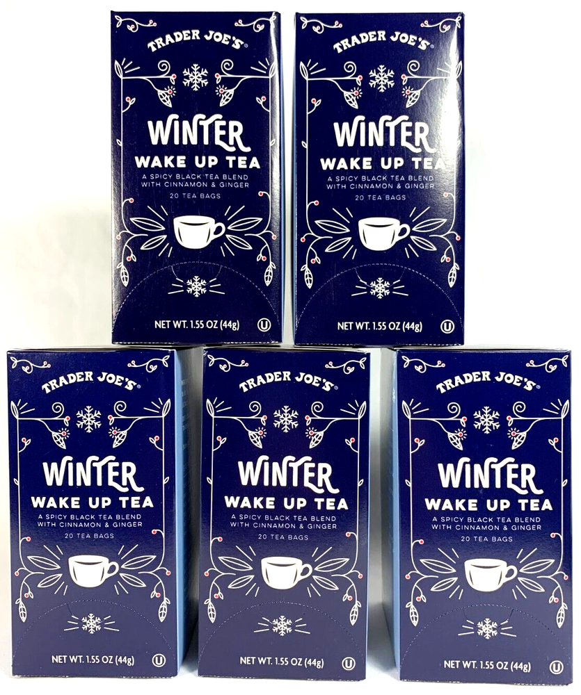 Trader Joe's Winter Wake Up Tea 20 Tea Bags per Box Exp 9/2026 Choose 1-5 Boxes
