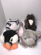 Swibco Puffkins Tasha Horace Elly Poppins 4" Ball Plush Stuffed Animal 1994 Rare