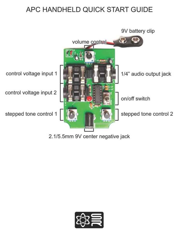 Synthrotek APC Handheld-DIY-Kit - Atari Punk Konsole