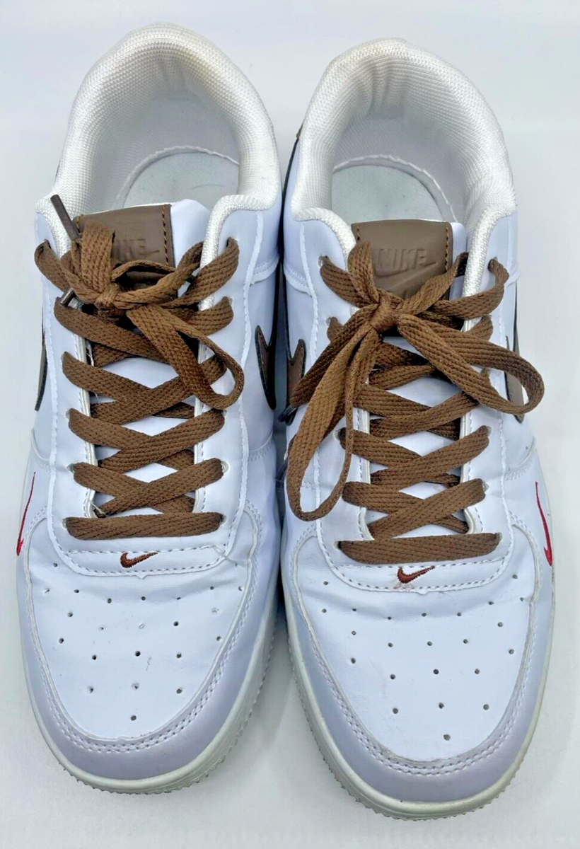 nike air force 1 brown tick