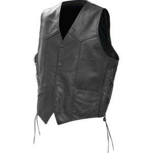 leather vest ebay