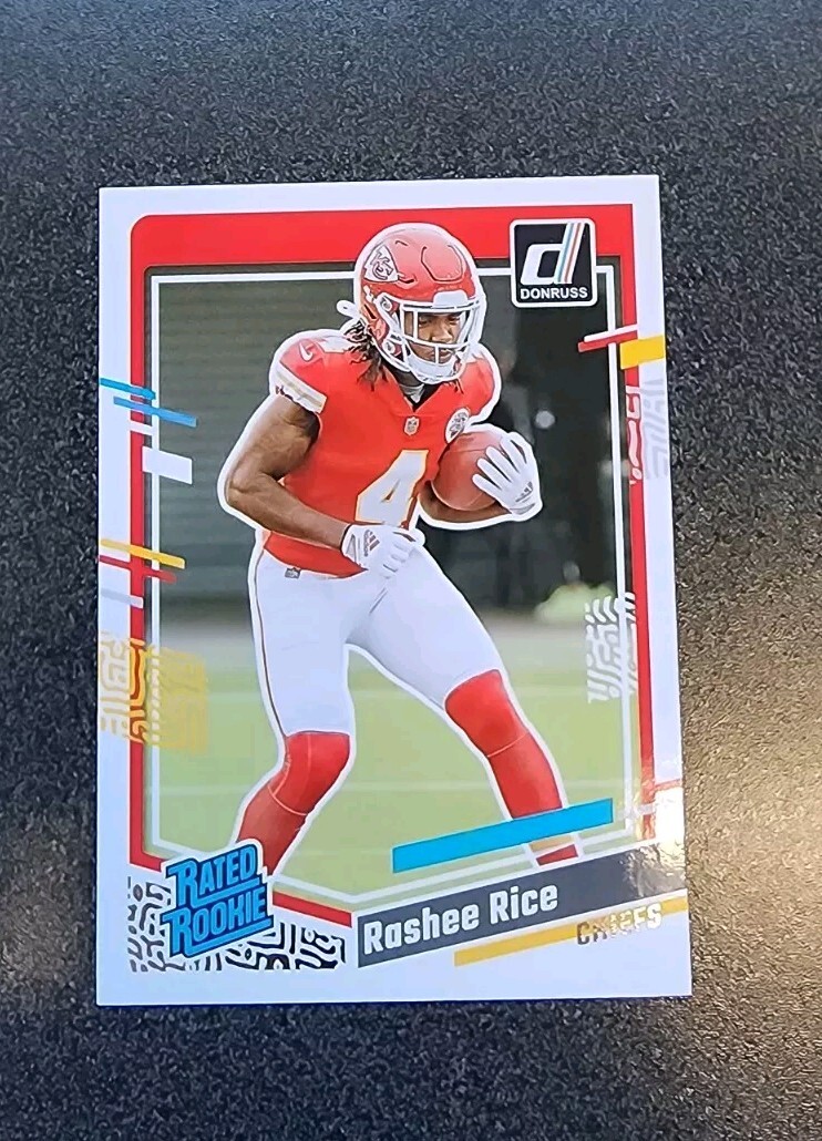 2023 Donruss Rashee Rice #350 RC  Rated Rookie Kansas City Chiefs
