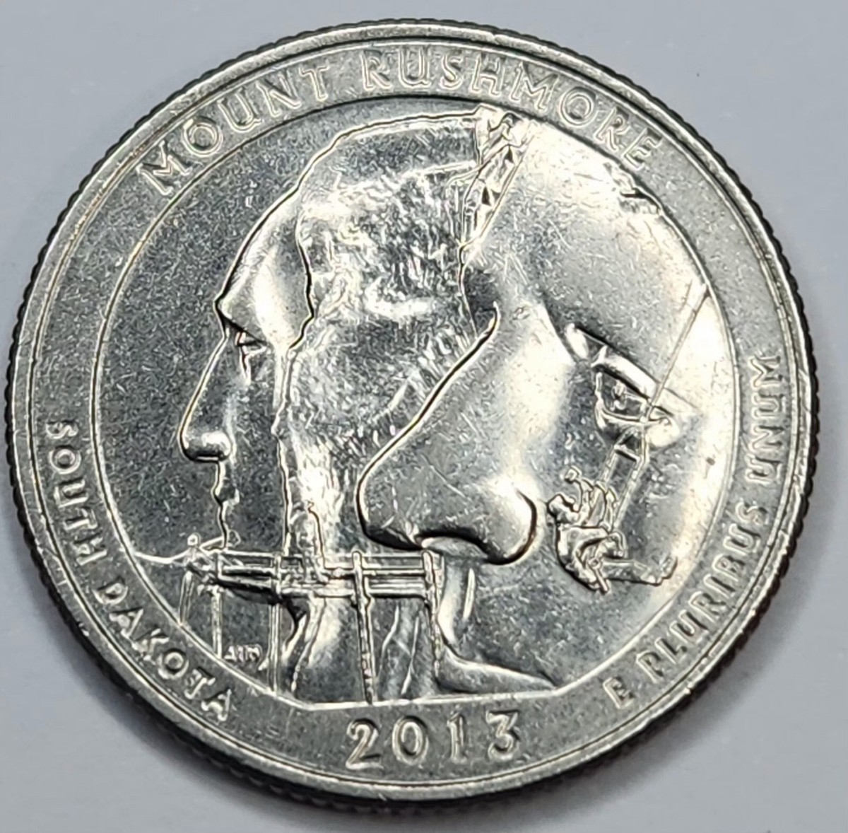 2013 D South Dakota Mt. Rushmore Quarter Error Coin DDO DDR 2013D