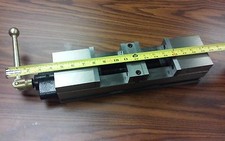 4" DOUBLE LOCK CNC PRECISION VISE 20" overall length #8500-DL4-S - NEW