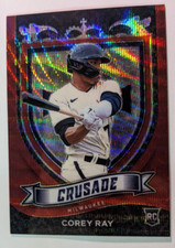 2021 CHRONICLES CRUSADE RUBY WAVE RC COREY RAY 169/199