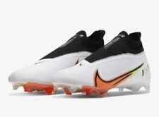 New Nike Vapor Edge Elite 360 Premium Professional Football Cleats White-Black
