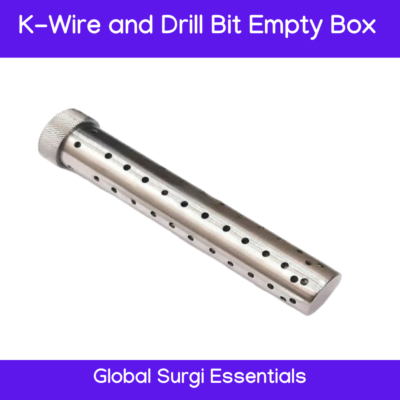 #ad Orthopedic K Wire amp; Drill Bit Container – 6 inch Kirschner Pin Sterilization Box $29.95