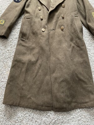 【美品】24年モデル　WOOL MILITARY COAT サイズ5 Military Wool Coat, Army Green Coat Women, Midi Wool Coat, Loose