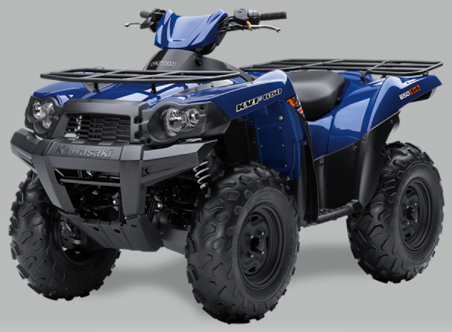 KAWASAKI BRUTE FORCE 650, 650I HANDLEBAR DARK BLUE FRONT COVER