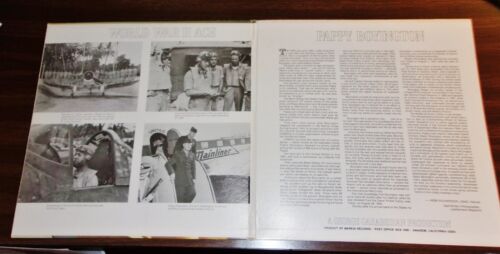 Pappy Boyington World Ware II Ace - Original Vinyl Album LP - 2 Record Set-USED - Picture 2 of 6