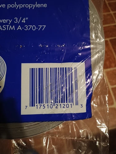 H21100 3/4” x 100ft Plastic Hanger Tape 2 PACK 200ft Total! FREE SHIPPING - Picture 3 of 3