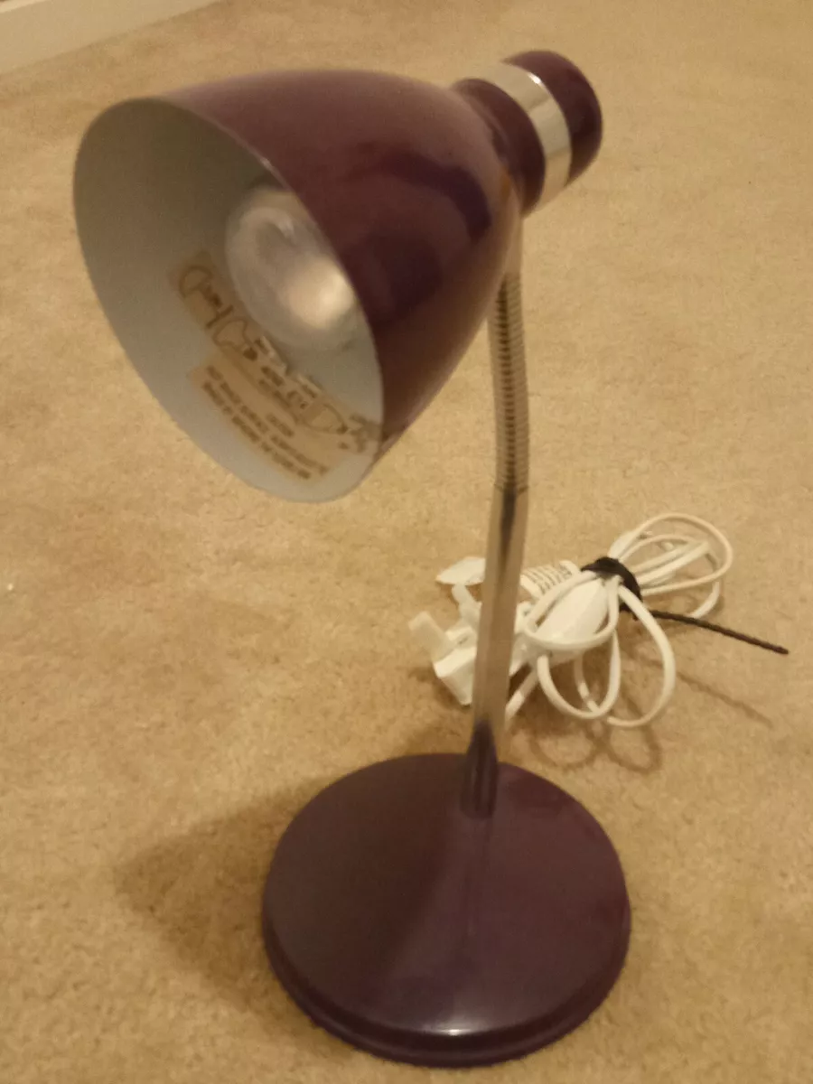 Desk Lamp Wilkinson wilko dark blue E14 edison screw