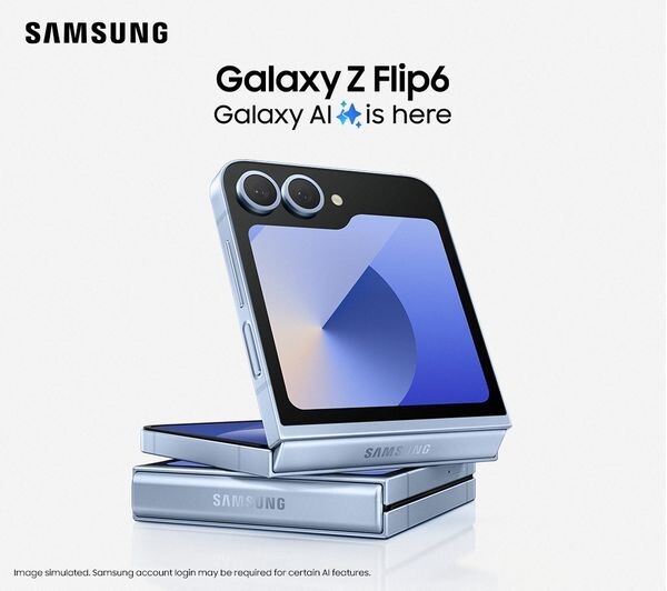 New SAMSUNG Galaxy Z Flip 6 F7410/F741B 256GB 512GB Foldable