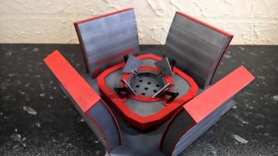 Raketenanlage Tischplatte 28mm Wargame Infinity Wargaming Gebäude Gelände
