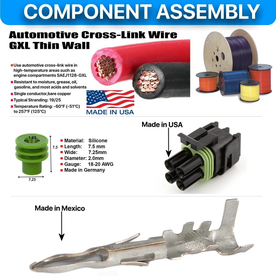 GM Idle Air Control (IAC) Valve Connector Pigtail for Vehicles w/ Fuel Injection - Image 3 of 3