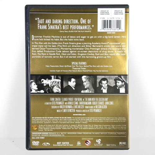 The Man With The Golden Arm (DVD, 1955) Like New ! Frank Sinatra Kim Novak - Picture 2 of 3