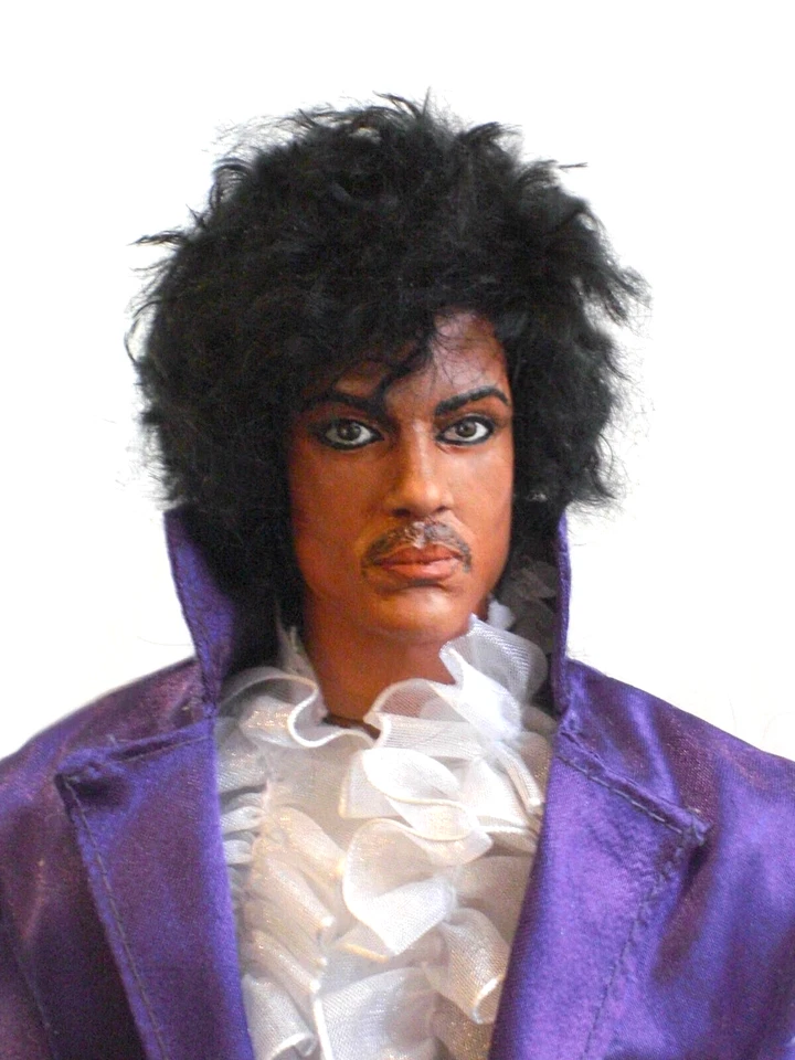 ПРИНЦ ФИОЛЕТОВЫЙ ДОЖДЬ ПОЛЬЗОВАТЕЛЬСКИЙ 1/6 ФИГУРКА КУКЛА выглядит удивительно реалистичный винил DVD эпохи - Изображение 3 из 4