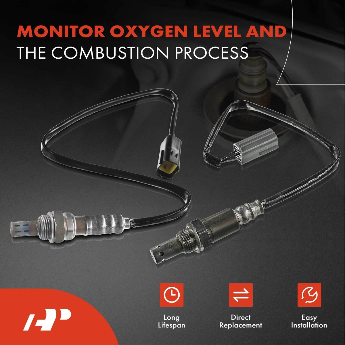 2-Piece Upstream & Downstream Oxygen O2 Sensors For 2010-2013 Nissan Altima/Maxima 3.5L