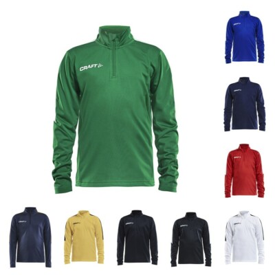 Craft Trainingstop Progress Halfzip LS Tee Kinder Sweatshirt Pullover Hoodie NEU