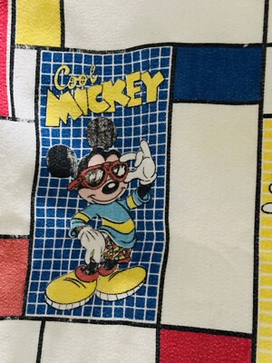 Vintage Disney Cool Mickey Mouse Blanket 87” x 59” Chatham acrylic 
