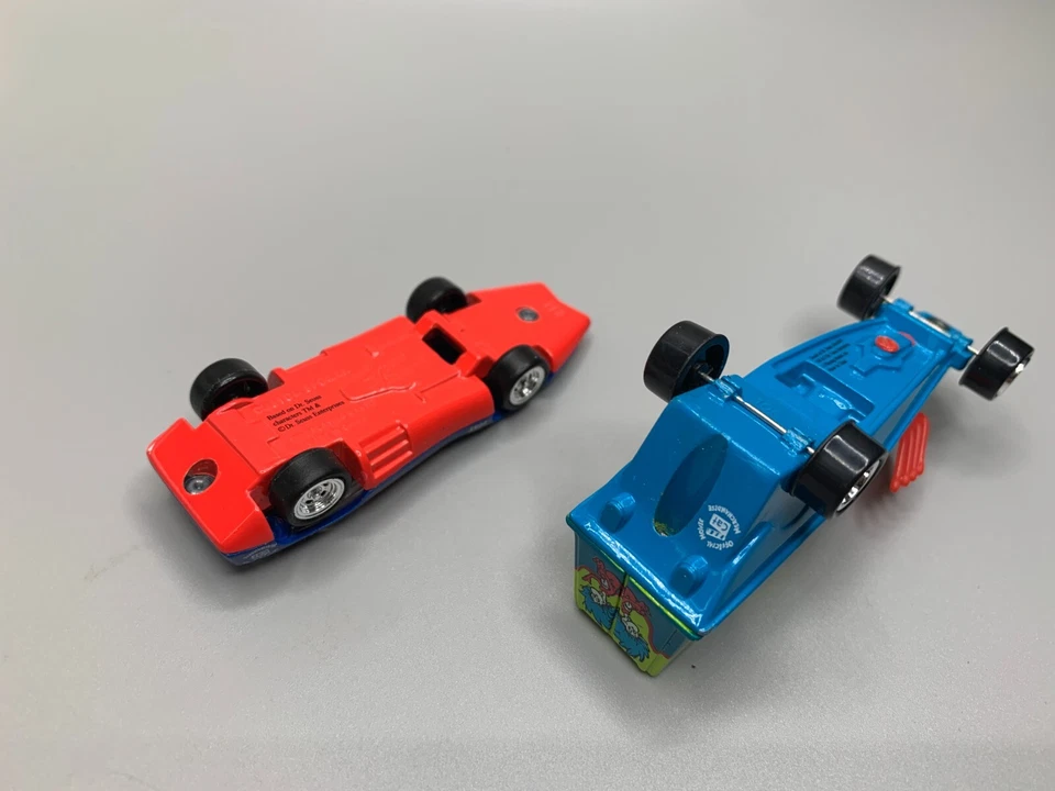 Johnny Lightning Cat In The Hat Diecast Cars Dr Suess 1995  1/64 Custom Rods - Image 3 of 4