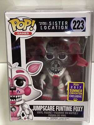 Funko Pop! JUMPSCARE FUNTIME FOXY 223 2017 Con Exclusive Five