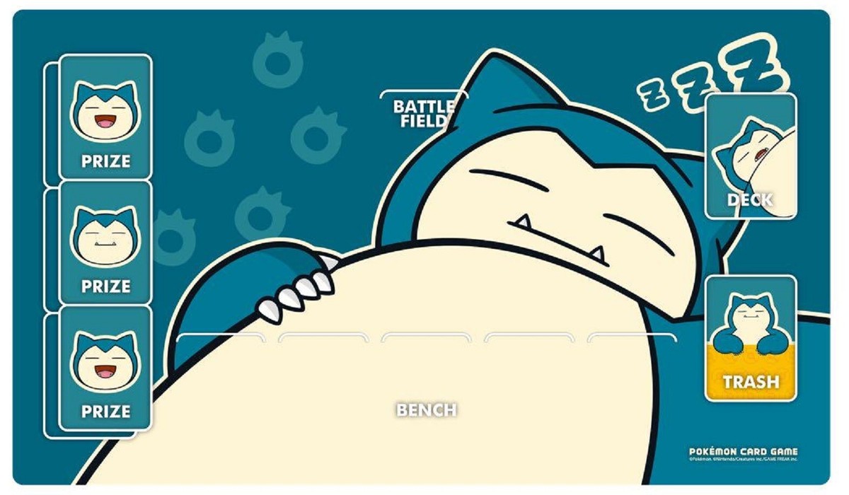 Pokemon Official Card Game Playmat Snorlax Korean Limited NEW DHL