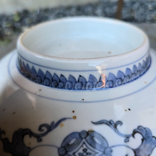 Japanese Antique Porcelain Dish Plate Nabeshima ? Style Edo Period Blue & White - Picture 13 of 18