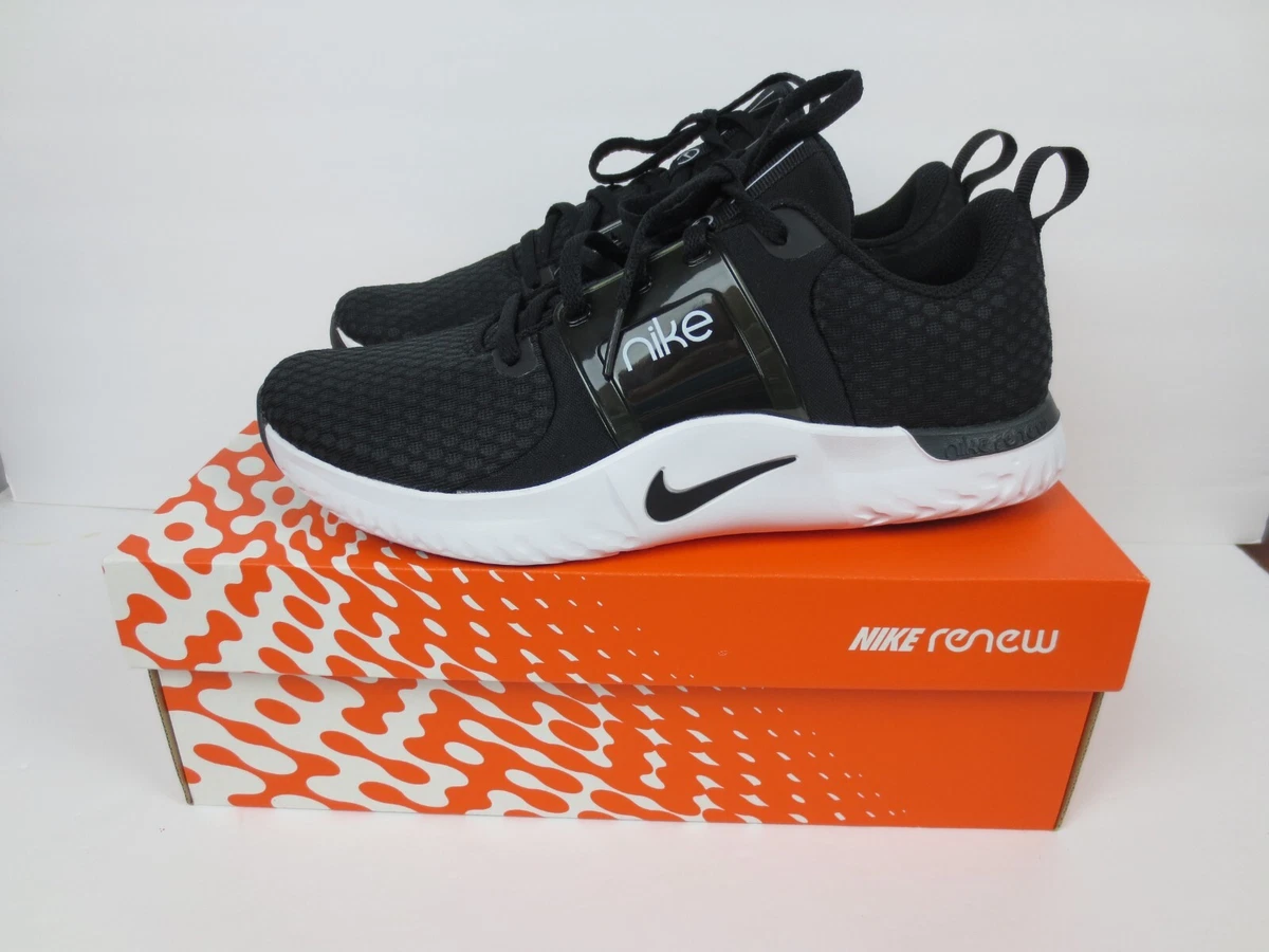 Nike Renew In-Season Comfort Footbed Sneakers Size 10 Black | eBay