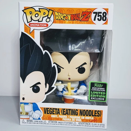 Funko Pop: Dragon Ball Z - Vegeta Eating Noodles #758 ECCC 2020 Exclusive