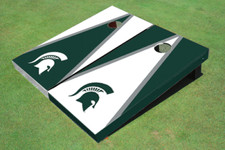 Michigan State University Alternating Triangle Cornhole Boards