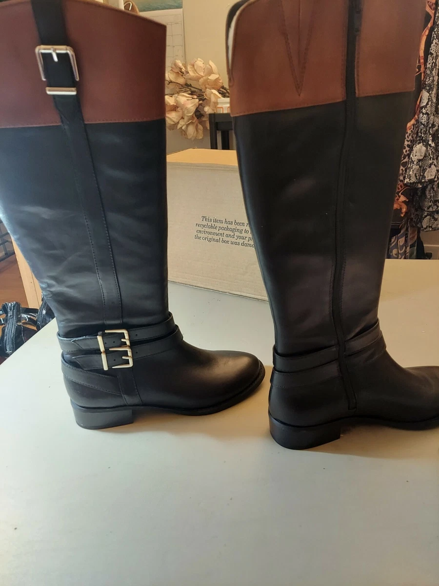 Leather riding boots size clearance 7