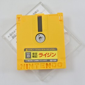 RAIJIN Aku Senki Rewriting Disk Only Nintendo Famicom Disk 0736 dk
