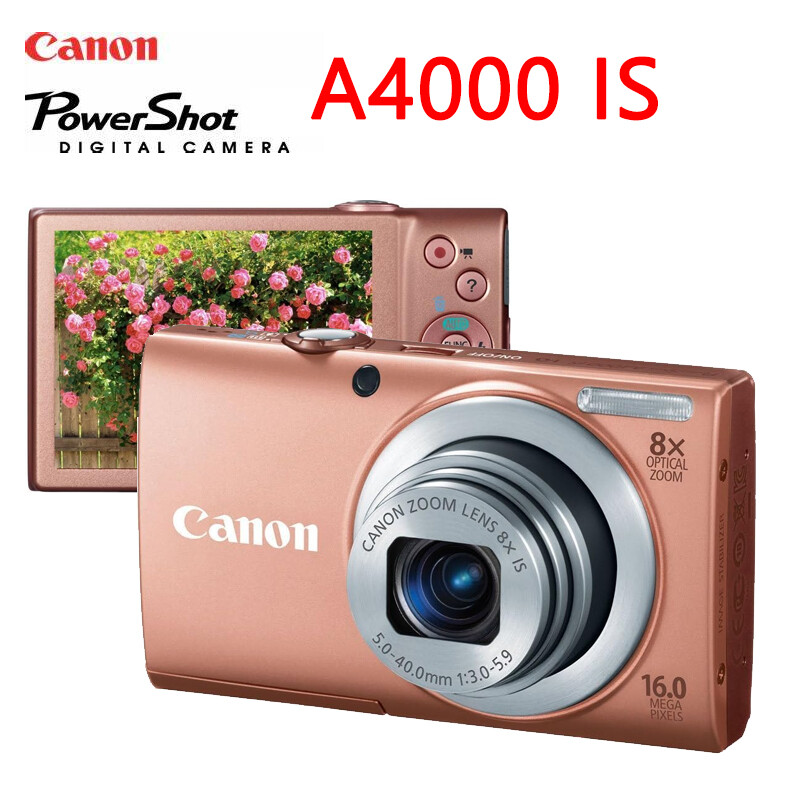 Canon PowerShot A4000 IS Digital Camera 16.0MP Pink 8x zoom Canon PowerShot A4000 IS Digital Camera 16.0MP Pink 8x zoom