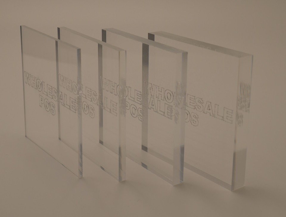 1.5mm Clear Plastic Acrylic Perspex Sheet A4 Size x 2 Very Thin Panels ...