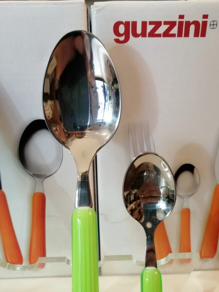 Guzzini Posate In Acciaio E Manico In ABS - Set 24 Pz - Immagine 3 di 4
