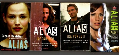 5 ALIAS TV tie-in Novels THE PURSUIT Faina RECRUITED + Guide + CLOSE QUARTERS