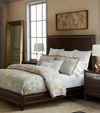 Ralph Lauren Home TC 1165 Elisabetta Sage Floral Duvet Cover Queen Green 400