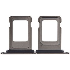 Replacement Single Sim Card Tray For iPhone 15 Pro / 15 Pro Max Black Titanium 