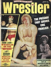 JANUARY 1973 THE WRESTLER WRESTLING MAGAZINE ERIC FROELICH ERNIE LADD EX-WIFE