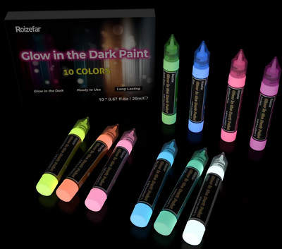 Fabric Paint 10Colors Glow in the Dark Paint 3D 10colors pen shape