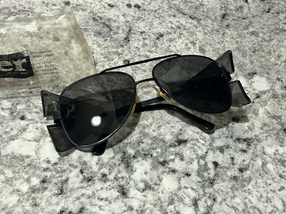 Crews Engineer Protective Eyewear Aviator Style Safety Glasses NOS