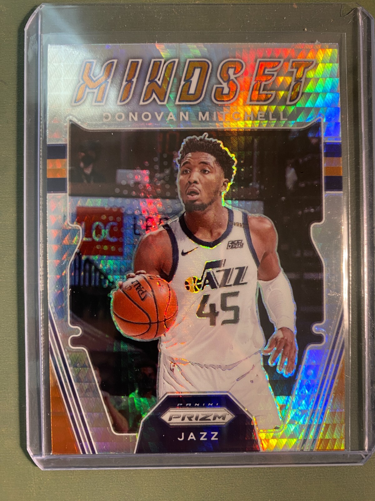 2021-22 Panini Prizm Donovan Mitchell Mindset Hyper Jazz 11