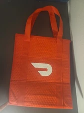 Doordash Logo - Insulated Food Red Bag Zippered