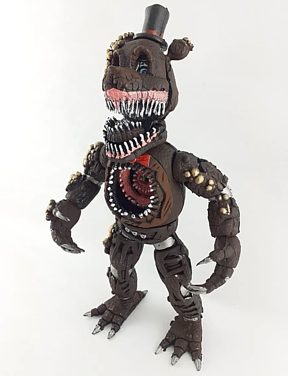 FNAF ANIMATRONIC TWISTED FREDDY FAZBEAR action figure 8 Five Nights at  Freddy's