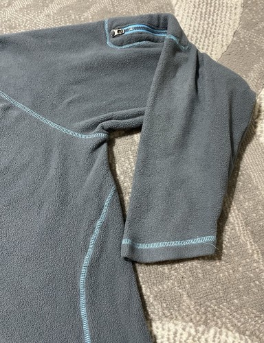 Under Armour Womens Fleece Gray & Blue Long Sleeve Fleece Jacket S - Picture 4 of 11